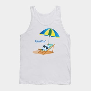 Ice cube chilling Tank Top